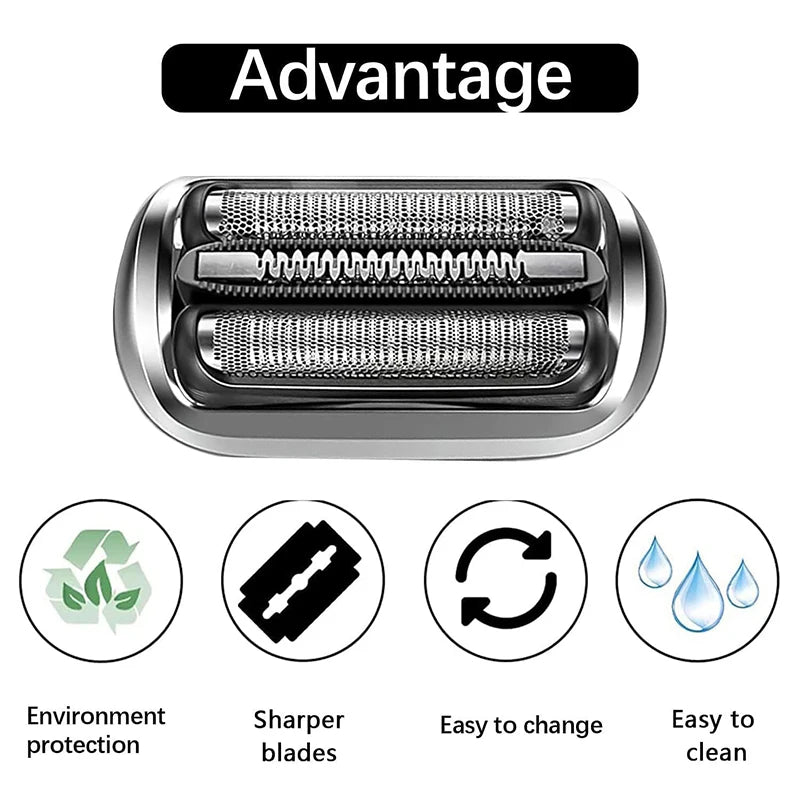 73S Replacement Shaver Head Compatible with Braun Series 7