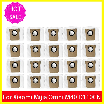 For ( Compatible with Xiaomi Mijia M40 ) D110CN Vacuum Parts Main Tricut Roller Side Brush Hepa Filter Mop Cloth Dust Bag Accessories