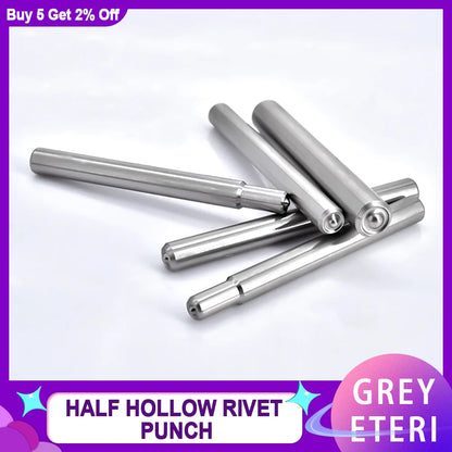 Half Hollow Rivet Nut Punch Manual Press Knocking Crimping Flanging Hand Tool Riveter Machine Punch M2 M2.5 M3 M4 M5 M6 M8 M10
