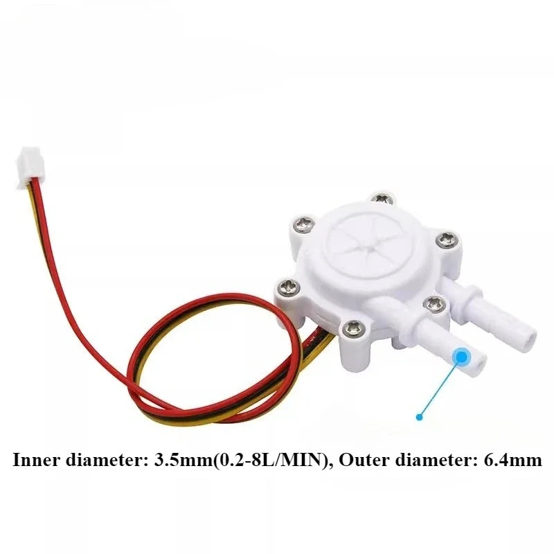 Coffee machine flowmeter, water dispenser flowmeter sensor, tower interface Hall sensor, 2 points