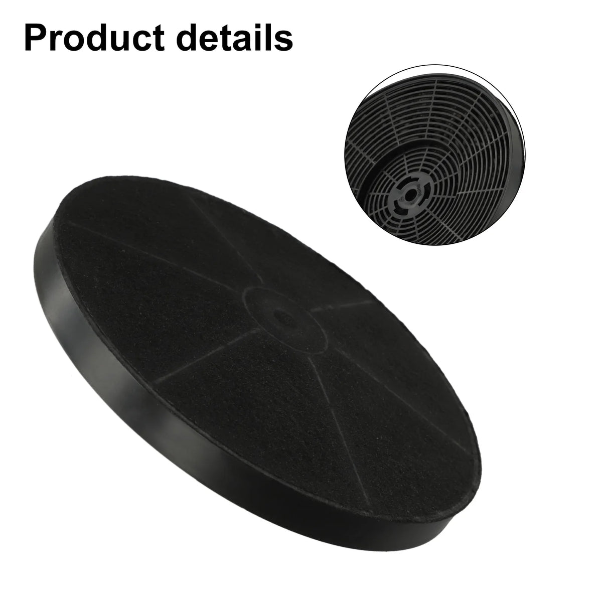 Kitchen Filter Range Hood Activated Carbon Filter 175mm*175mm*20mm Filter Kitchen Appliance Range Hood Parts