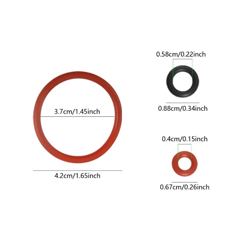 1set O-ring Seal Gasket Seals Maintenance Set Silicone Coffee Machine Exclusive for Jura Capresso Lmpressa C-D-E-F-S-X-ENA-GIGA
