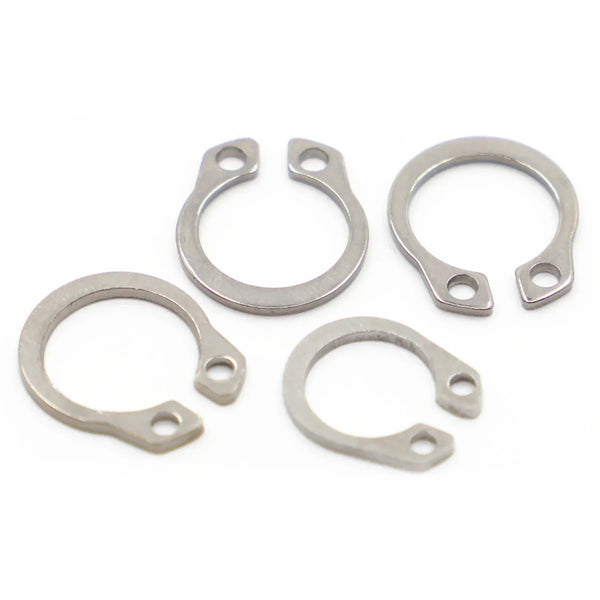 M3-M50 304 Stainless Steel GB894 Circlips For Shaft Type C Shaft Retaining Ring Circlip Card Outer Snap Ring Clamp Spring