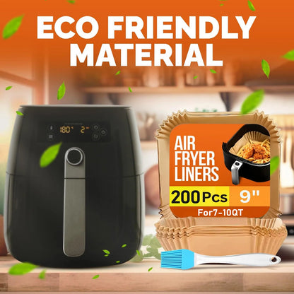 Air Fryer Paper Liners for Ninja Foodi Grill AG301 Grill, AF141 Pro 4-in-1 Disposable Square Parchment Paper