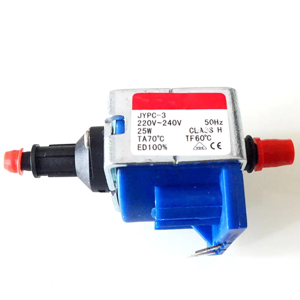 JYPC-3 220V To 240V 25W 50Hz Electromagnetic Solenoid Pump for Irons Steam Mop Garment Steamer Coffee Machine Valve Parts