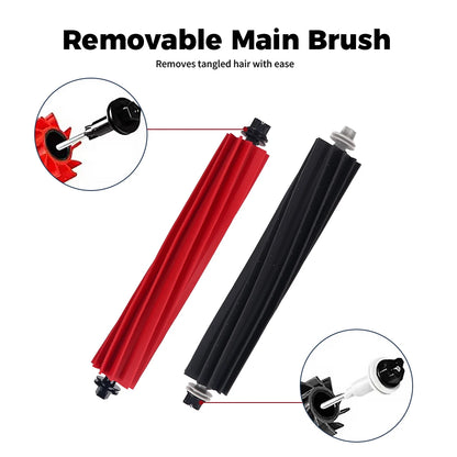 Main Brush Compatible with Roborock Q5 Pro/Q5 Pro+/Q8 Max/Q8 Max+/G20/S8/S8+/S8 Pro Ultra Robot Vacuum Roller Brush Main Brushes