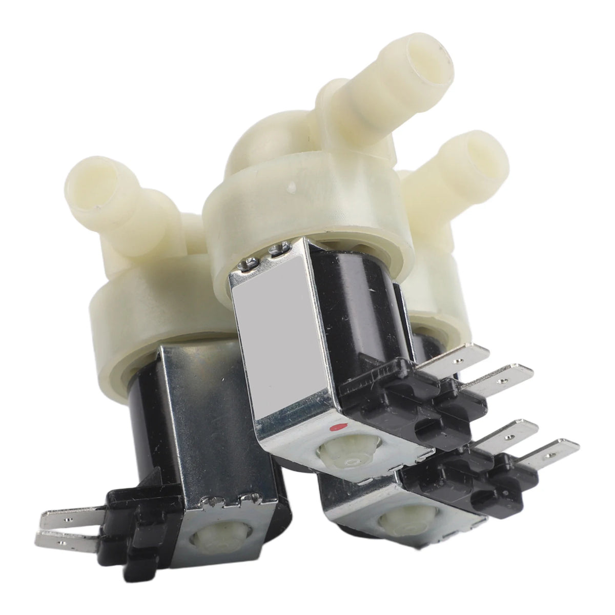 Compatible with LG Washing Machine Water Inlet Valve AC220V Three-Way Solenoid Valve Moisture Resistant Replacement With Threaded Connector