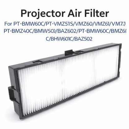 Replacement Projector Air Filter — PT-BMW60C / PT-VMZ51S / VMZ60 / VMZ61 / VMZ71 — Model Options