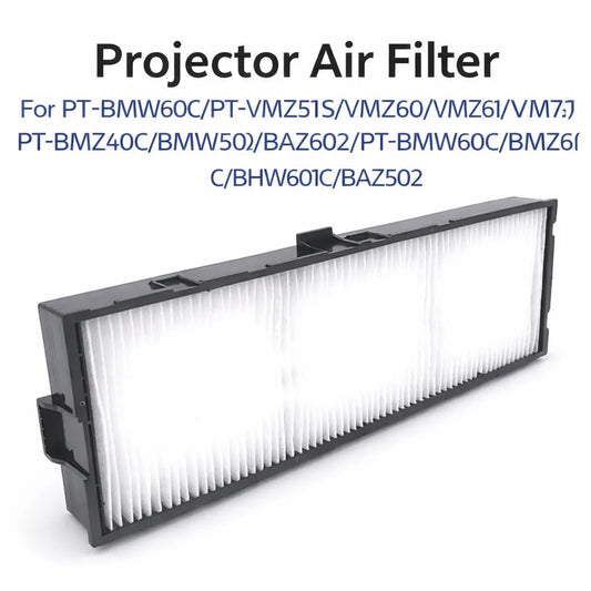 Replacement Projector Air Filter — PT-BMW60C / PT-VMZ51S / VMZ60 / VMZ61 / VMZ71 — Model Options
