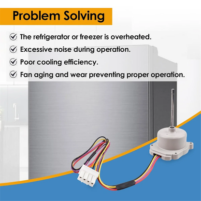 Replacement Refrigerator Fan Motor — DC12V — EAU65058313 / EAU63103001 / AP7178307 / PS16662420 / DC12V-T33C Reference