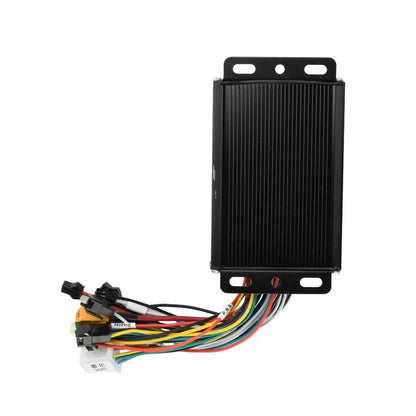 DC36V/48V/64V 750W-1500W Brushless Motor Controller for E-Bike – Black Aluminum Alloy Sine Wave, Electric Motor Controller