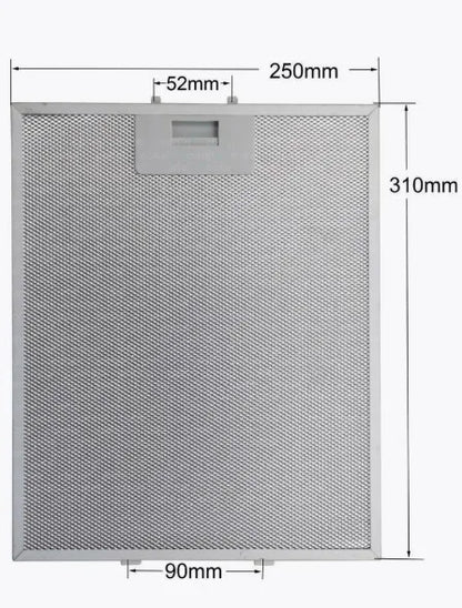 Range Hood Filter Cooker Hood Grease Leach Smoking Machine Grease Filter Screen Kitchen Metal Filter Network Replacement Parts