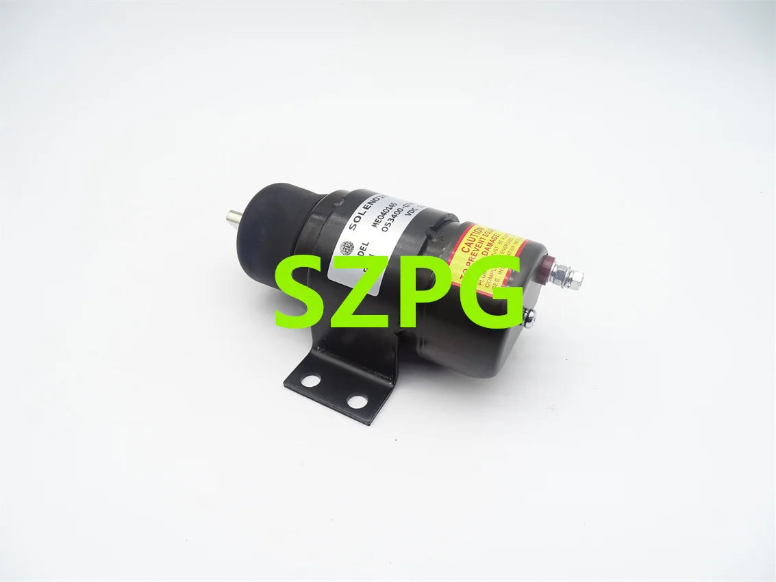 24V Fuel Stop Shutoff Solenoid Valve ME040145 053400-0745 for Kato HD250 HD400 HD800 Excavator Flameout Solenoid Valve