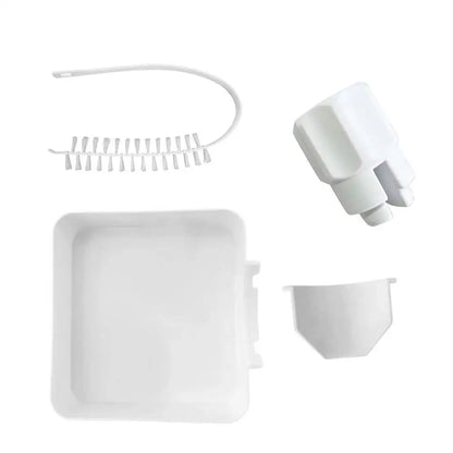 Washing Machine Filter Drain Tray Heavy Duty Drain Funnel with Cleaning Brush Water Collection Tray Replacement Part for Washer