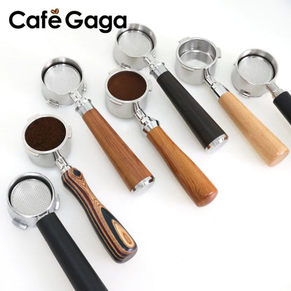 51mm Coffee Bottomless Portafilter With Filter Basket For Homix H11 Oster Cecotec Hibrew Espresso Machine Handle Cafe Tools