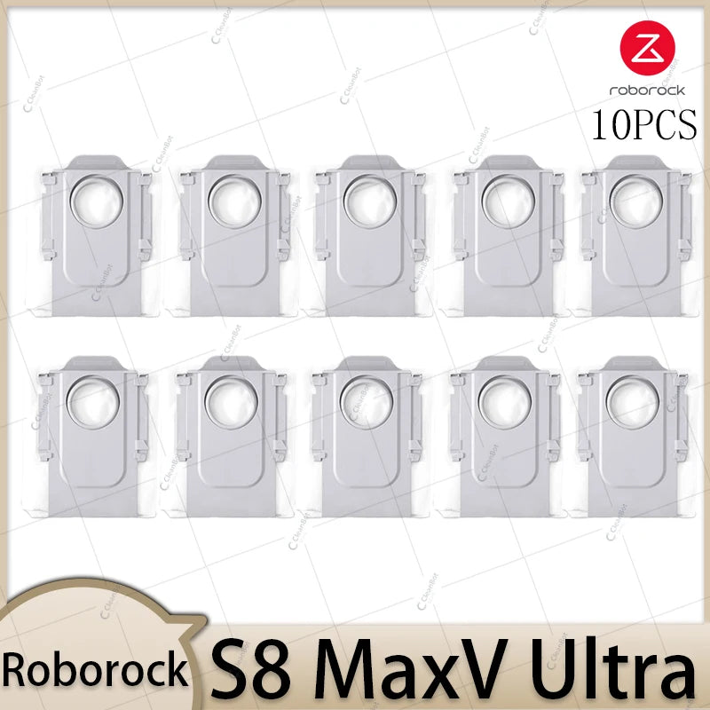 Compatible with Roborock S8 MaxV Ultra Robot Vacuum Parts Main Roller Side Brush Hepa Filter Mop Pad Cloth Dust Bag Accessories