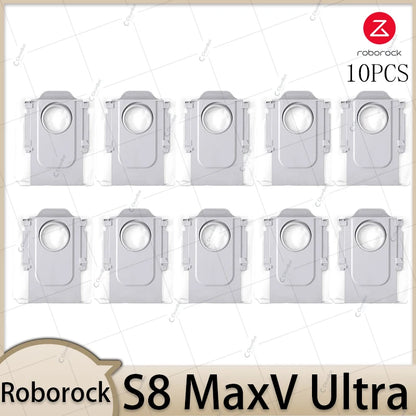 Compatible with Roborock S8 MaxV Ultra Robot Vacuum Parts Main Roller Side Brush Hepa Filter Mop Pad Cloth Dust Bag Accessories