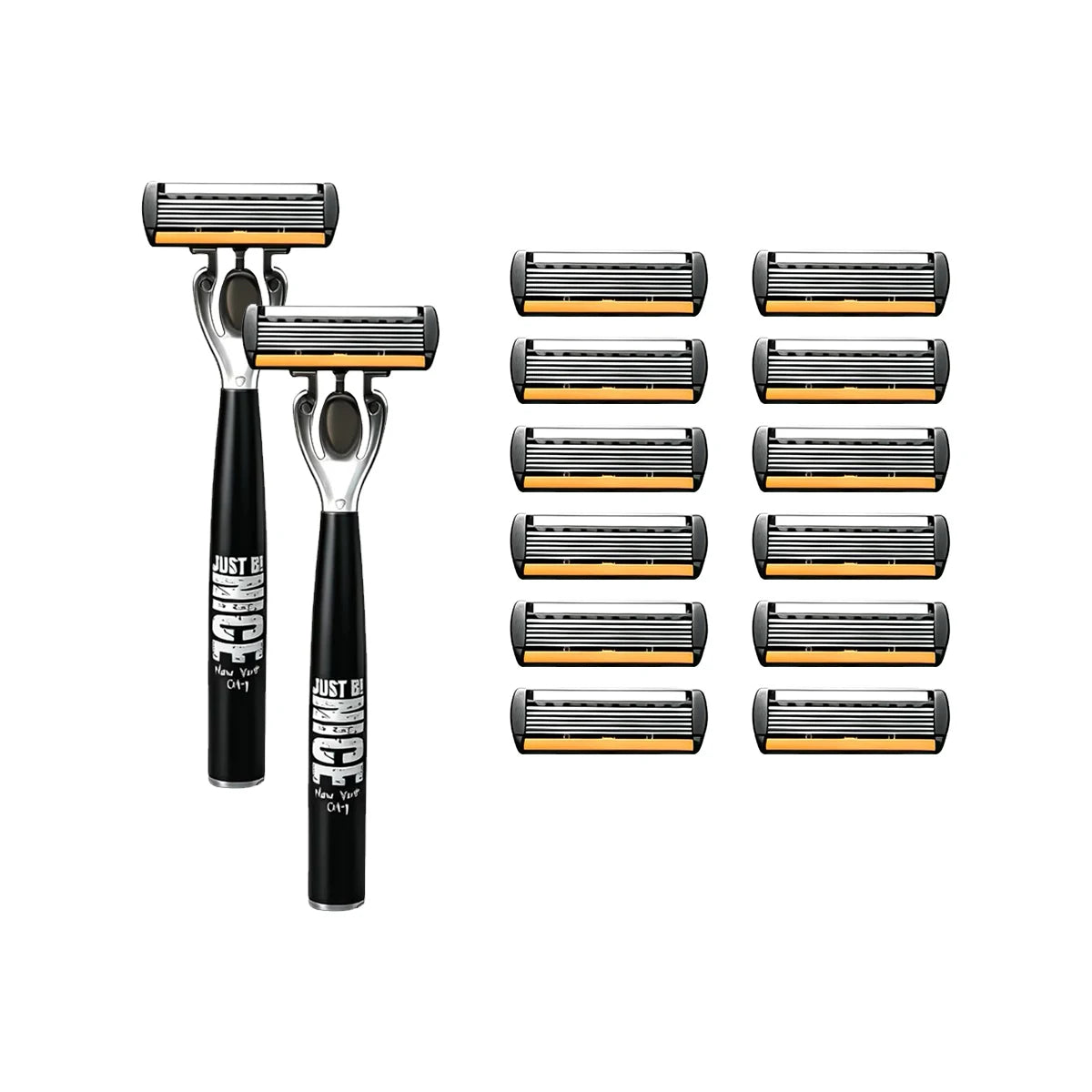 Manual Razor Set with Six-Layer Blades