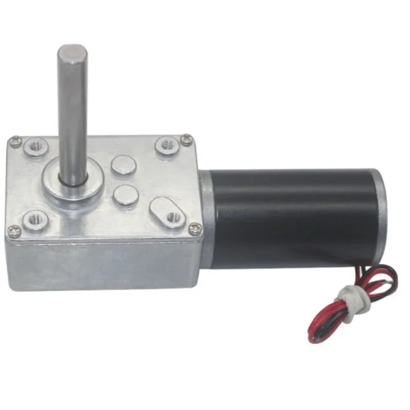 5840-31ZY 12V 24V DC Motor Worm Gear Motor Self-lock High Torque 3.4-70kg Motor for Curtain Machine Billboard Home Equipment