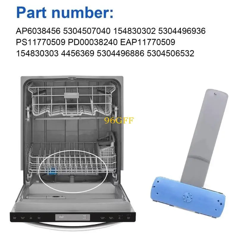 96GF Dishwasher Lower Sprayer Arm Dishwasher Spare Part Replacement Arm Dishwasher Repair Part for CDBEH960TS0A Models
