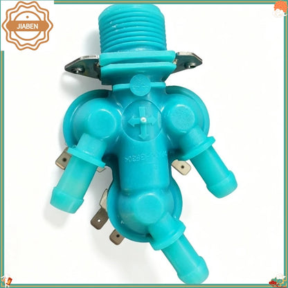 3-Way Water Inlet Valve DC62-00233K Compatible with Samsung Washing Machine, 12V Solenoid Valve Replacement