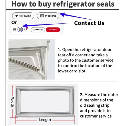 Refrigerator Door Seal — 7m — Silicone