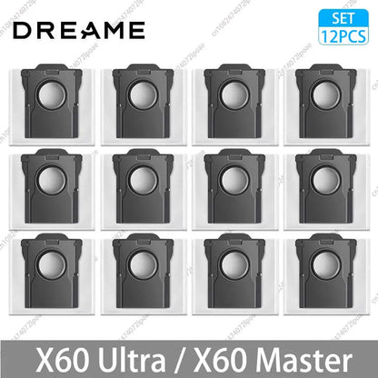 Dreame X60 Ultra / X60 Master Accessories Main Side Brush HEPA Filter Mop Cloths Dust Bag Vacuum Cleaner Replacement Spare Parts