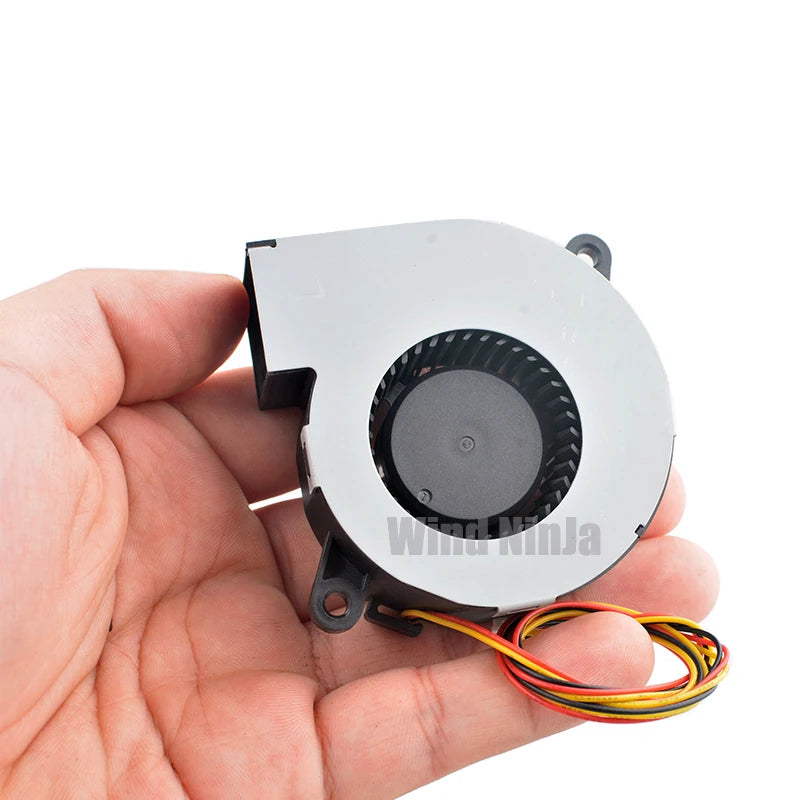 Turbofan Cooling Fan B126015SH BCQ15aR - 60mm DC12V 0.3A 3Pin for Projector Ovens & High-Speed Heat Dissipation