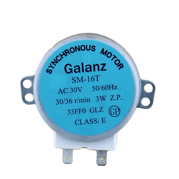 Compatible with Galanz Microwave Oven Synchronous Motor SM-16T Lightwave Oven Stirring Motor 30V Flat Shaft