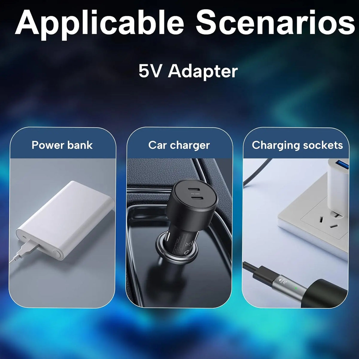 USB-C Shaver Charging Adapter Compatible with Philips OneBlade QP2724 / QP2834