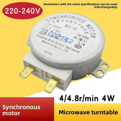 Compatible with Microwave Oven 220V Claw Pole Permanent Magnet Synchronous Motor Glass Turntable Small Motor Accessories