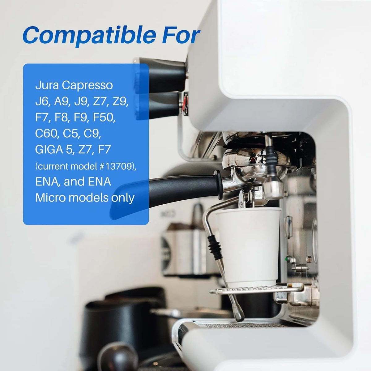 Replacement Filter Cartridge for Jura WE6 WE8 Professional Z6 Z8 Z9 Compatible with Claris Blue 71311 Standard Non-Smart