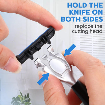 Six-Layer Razor Replacement Cartridges — Colour Options
