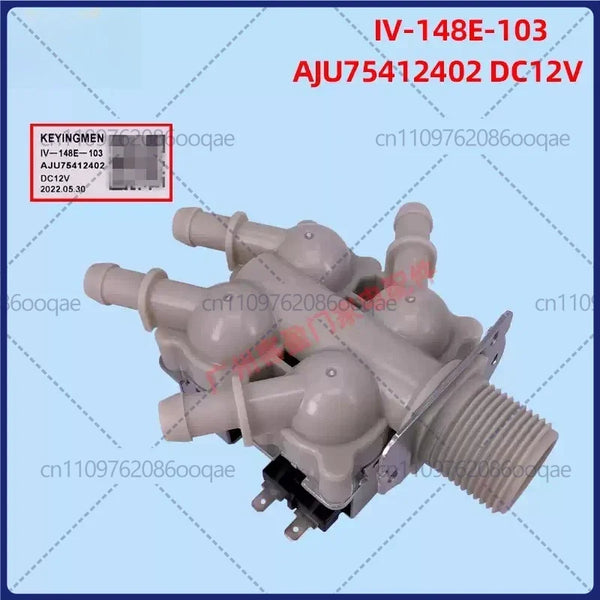 Compatible with LG front loading washing machine Water inlet four-way valve, solenoid valve AJU75412402 DC12V Accessories