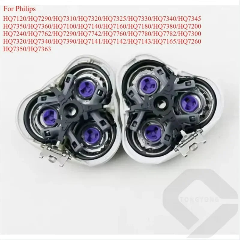 HQ8 Replacement Shaver Heads Compatible with Philips HQ7110 / HQ7310 / PT720