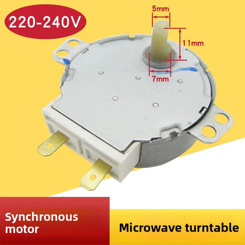 Compatible with Microwave Oven 220V Claw Pole Permanent Magnet Synchronous Motor Glass Turntable Small Motor Accessories