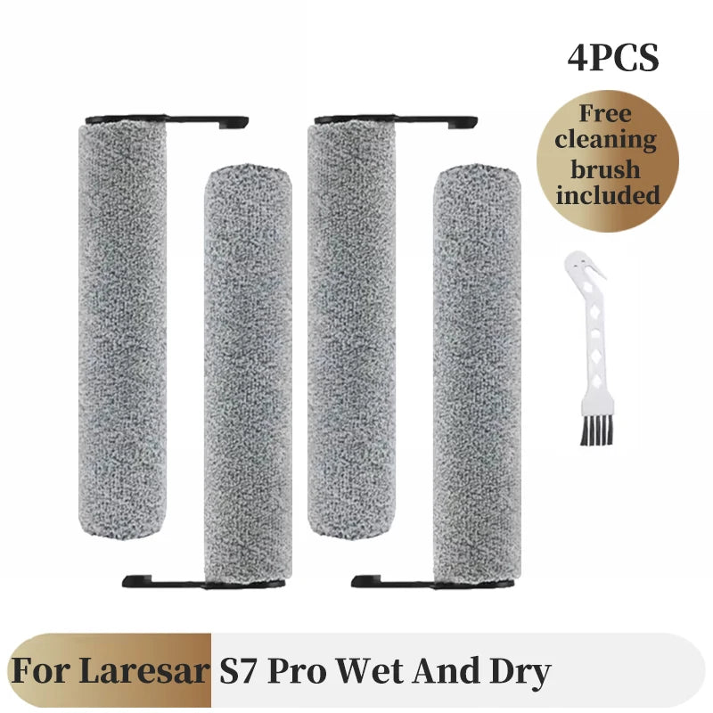 For Laresar S7 Pro Wet And Dry Vacuum Cleaner Replacement Main Roller Brush And Filter Set Household Merchandises Cleaning Parts