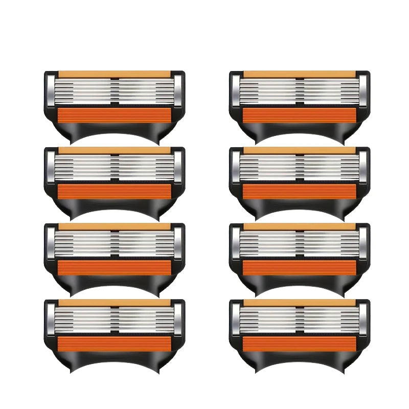 Six-Layer Replacement Razor Cartridges