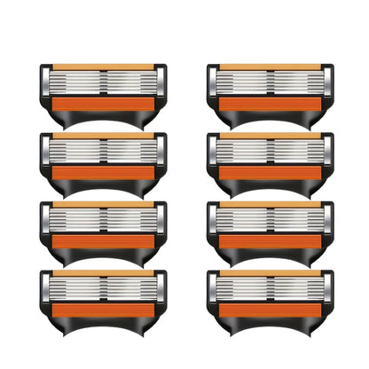 Six-Layer Replacement Razor Cartridges