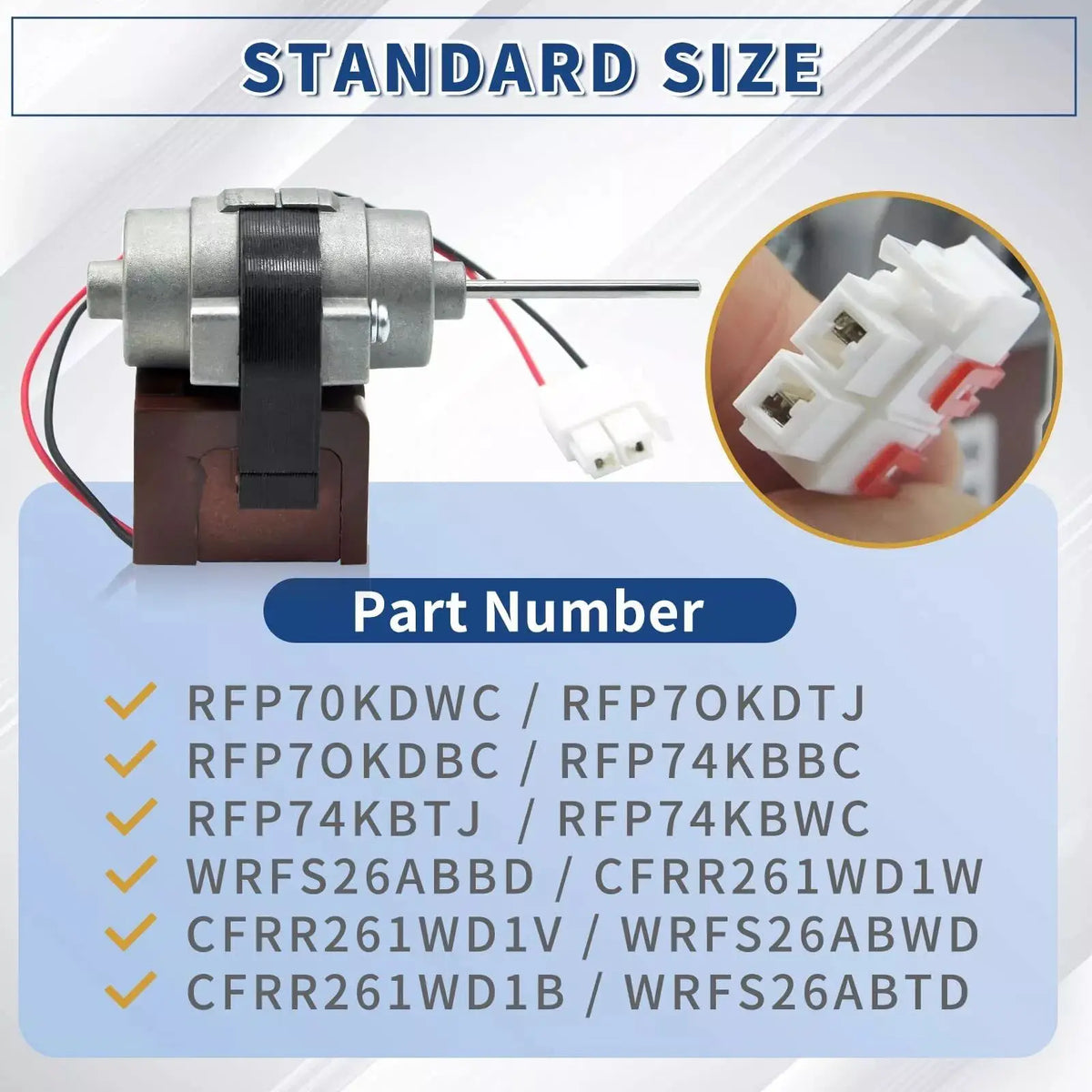 1Pc 3015924900 Refrigerator Evaporator Fan Motor Compatible with Kenmore D4612AAA36 Refrigerator Accessories Replace Repair Part 11173027713