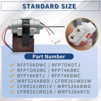 1Pc 3015924900 Refrigerator Evaporator Fan Motor Compatible with Kenmore D4612AAA36 Refrigerator Accessories Replace Repair Part 11173027713