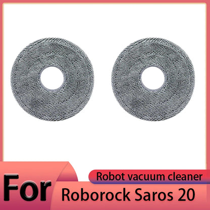 Compatible with Roborock Saros 20 Robot Vacuum Cleaner Accessories Main Brush Side Brush HEPA Filter Mop Cloths Dust Bag Spare Parts