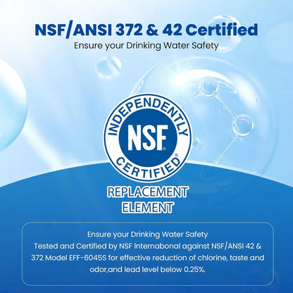 Replacement Refrigerator Water Filter Compatible with Samsung DA97-17376B / DA97-08006C / RF23M8070SG / RF23M8070SR