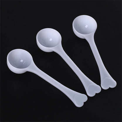 300pcs 1g/3g/5g Measuring Spoon Plastic Powder Milk Coffee Scoop Teaspoon Baking Gadgets Kitchen Accessories