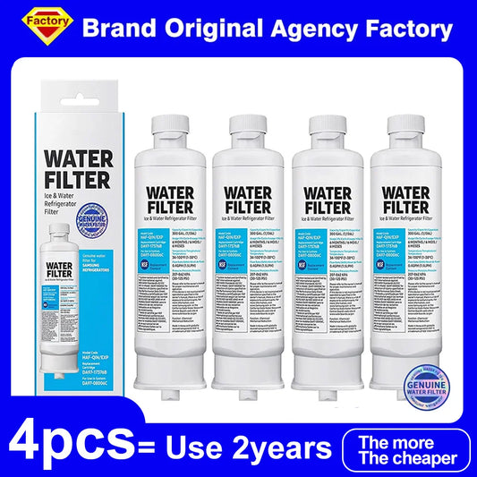 Replacement Refrigerator Water Filter Compatible with Samsung DA97-17376B / DA97-08006C / RF23M8070SG / RF23M8070SR
