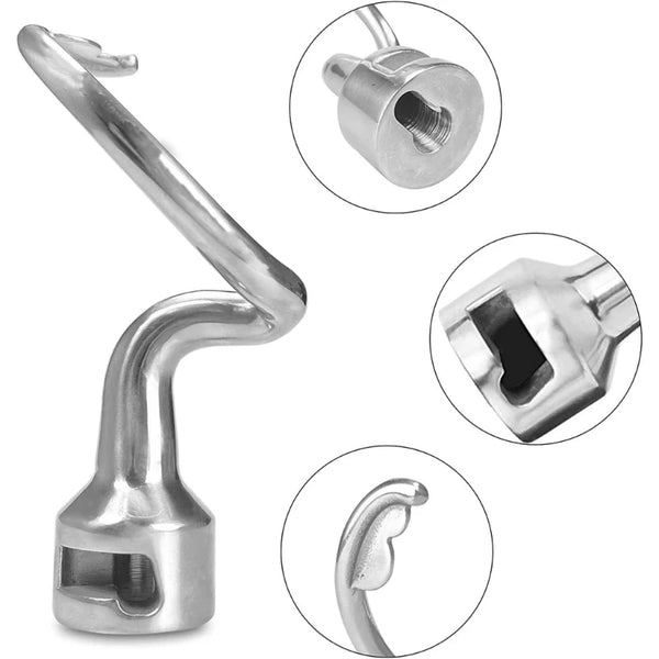Dough Hook Replacement for KitchenAid Stand Mixer Stainless Steel Dough Hook For K45 K45SS Stand Mixers Dropshipping