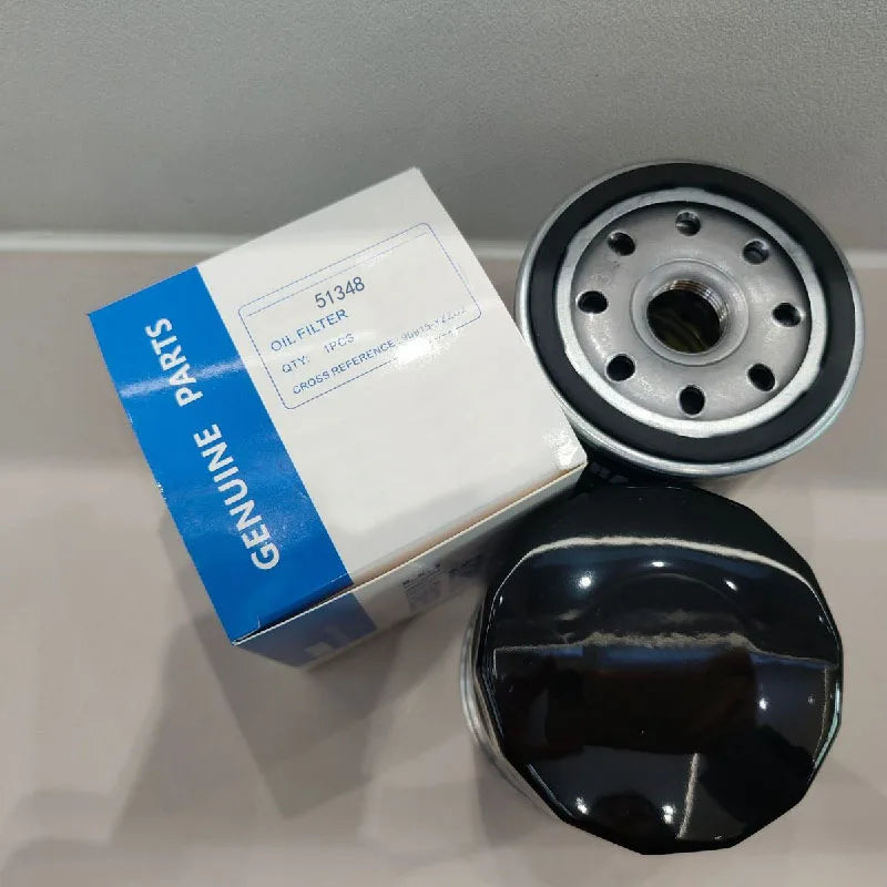 51348 Oil Filter Compatible with Bad Boy Mowers V2 0.747L 747CC 46CID 28 HP Caterpillar LC Diesel Engine John Deere Tractors 317 318