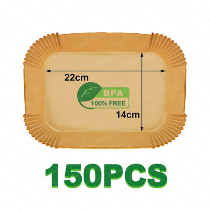 Air Fryer Disposable Liners for Ninja Dual XL foodi AF300 AF400 AF451 Non-stick Parchment Paper Sheets Air Fryer Accessories