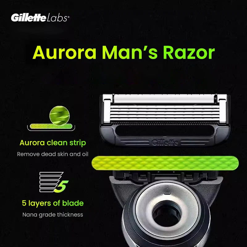 Replacement Razor Cartridges Compatible with Gillette Labs Heated Razors
