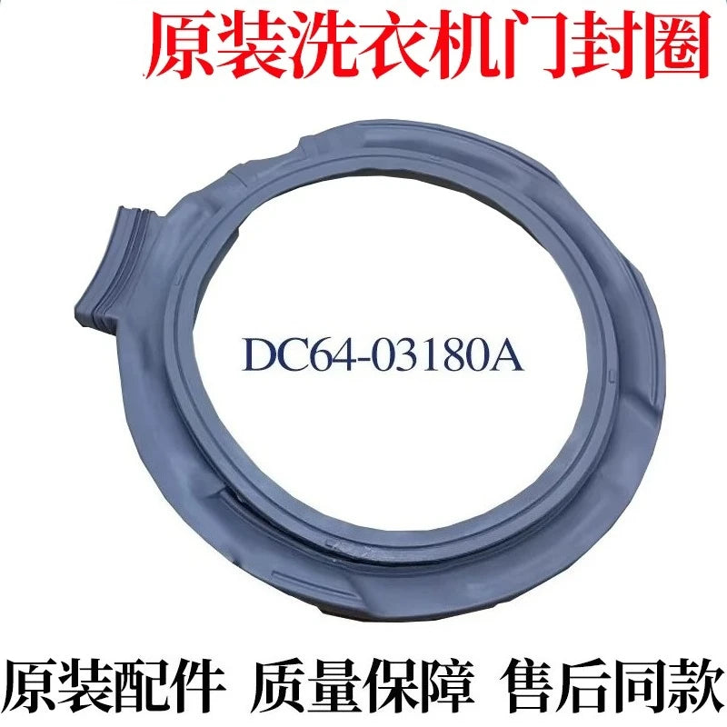Compatible with Samsung Front Load Washing Machine Door Seal DC64-03235A/B DC64-03197A Rubber Gasket Washer Spare Part